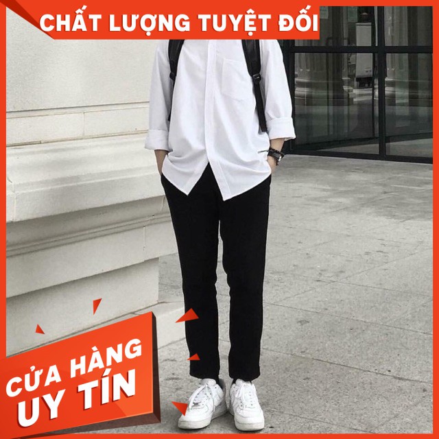 yellowboomCombo sơmi trắng + Baggy pants