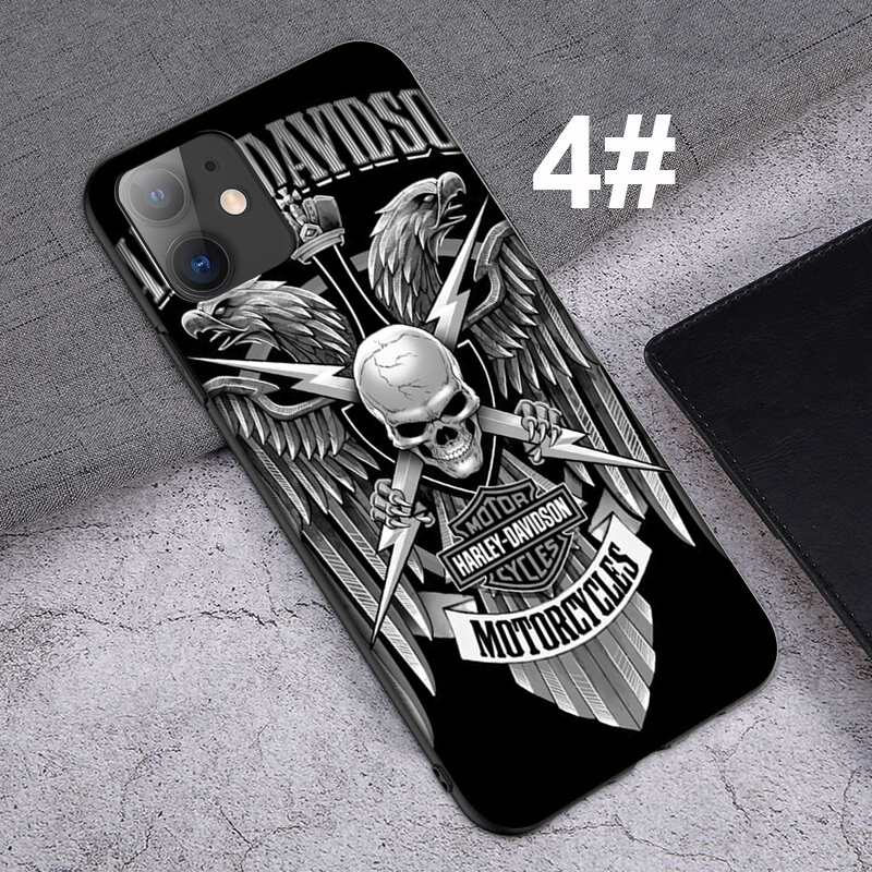 iPhone XR X Xs Max 7 8 6s 6 Plus 7+ 8+ 5 5s SE 2020 Casing Soft Case 65LU Harley davidson symbol mobile phone case