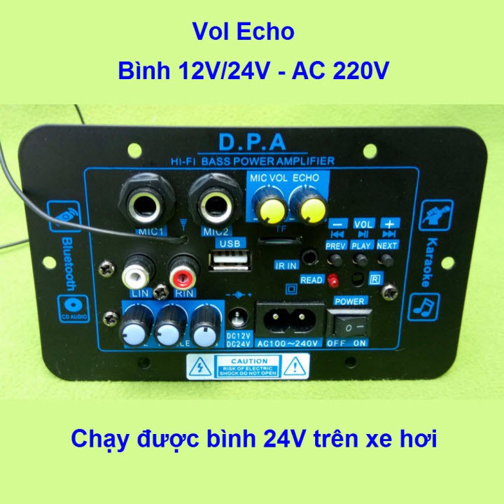 Mạch loa kéo công suất 100W - 150W Loa kéo 2.5 - 3 tấc Bluetooth Karaoke RECXD