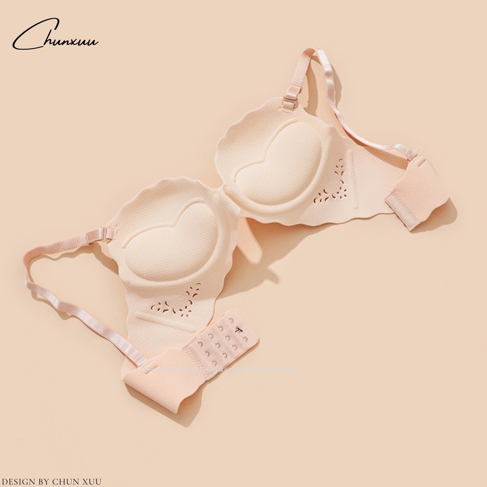 Áo ngực nữ không gọng đệm kép nâng ngực thiết kế viền lượn sóng nữ tính ChunXuu- AV17