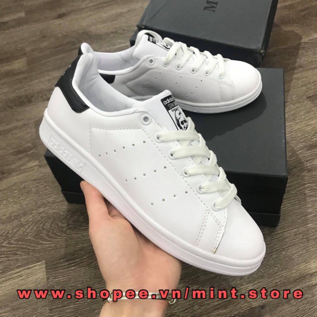 Giày Thể Thao Stan Gót Đen Sneaker Nam Nữ