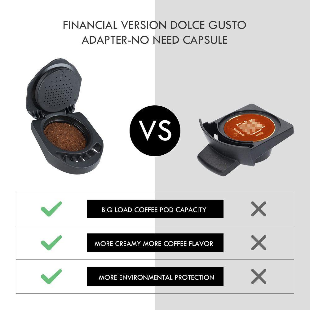 WTTLE Bộ Chuyển Đổi Cốc Cà Phê / Kem Cho Dolce Gusto