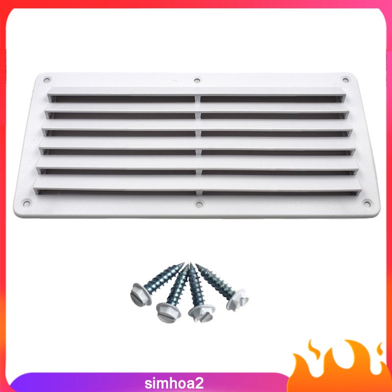 Ống thông hơi hình chữ nhật bằng nhựa ABS cho tàu thuyền RV Marine - 260mm x 125mm | BigBuy360 - bigbuy360.vn