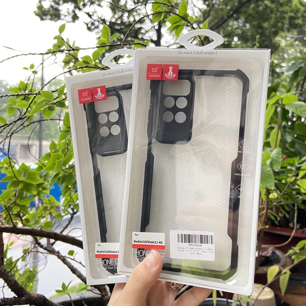 Ốp lưng XUNDD Xiaomi Redmi 10C / Redmi 10  - Chống sốc, Mặt lưng trong, Viền TPU