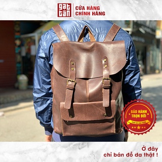 [BẢO HÀNH TRỌN ĐỜI] Balo Da Dành Cho Nam / Cao Cấp Hàng Đẹp Gạt Tàn Store / Cam Kết Da Bò Thật 100% - BL36