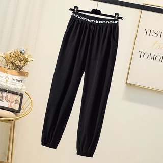[FREESHIP] Quần Jogger nữ cạp chun chữ co giãn cá tính