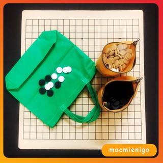 [Combo bộ cờ vây CV23] - Bàn da PU 2 mặt + Quân cờ sứ 1 mặt