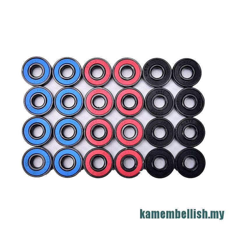 Set 8 Vòng Bi 608rs Bằng Thép Cho Ván Trượt