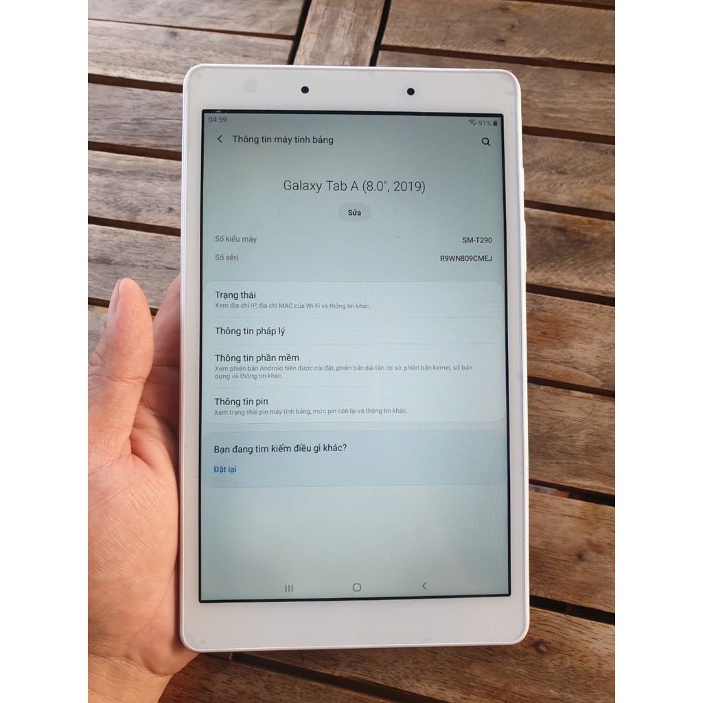 Máy Tính Bảng Samsung Galaxy Tab A 8.0 2019 WiFi (SM-T290) - Pin 5100 mAh Học Online - Web - Xem Phim tẹt ga | BigBuy360 - bigbuy360.vn