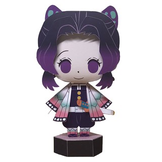 (Đọc kĩ mô tả) 07 - Mô hình giấy tự làm Kocho Shinobu [Demon Slayer/ Kimetsu no Yaiba] có kèm hộp trang trí