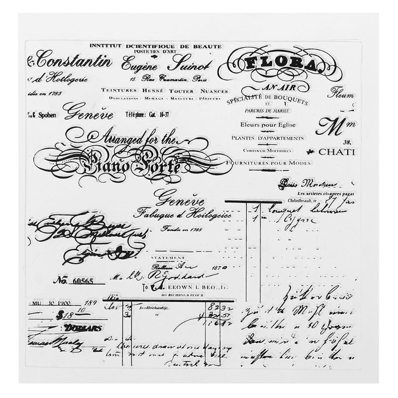 Con Dấu Trong Suốt Bằng Nhựa PVC Với Họa Tiết Đáng Yêu Dùng Trang Trí Sổ Tự Làm