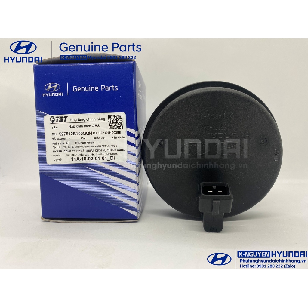 Nắp cảm biến ABS bánh sau xe Hyundai Santafe/Santafe MLX 2009/Kia Sorento - Ms 527512B100QQH
