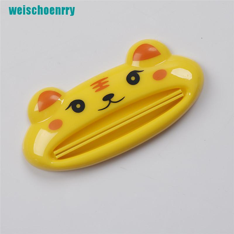 Dụng cụ đẩy kem đánh răng bằng nhựa hình động vật dễ thương đa chức năng