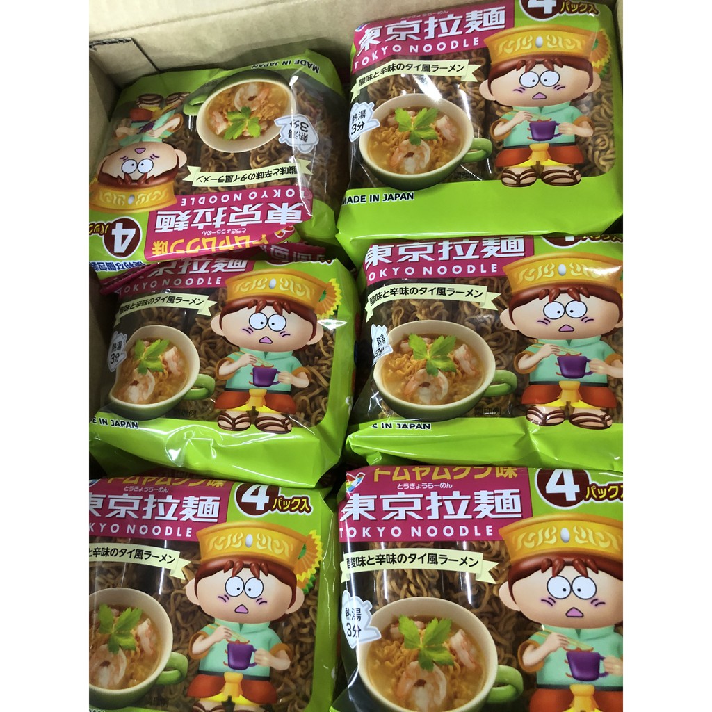 Mỳ ăn liền Tokyo Noodle cho bé từ 1 tuổi (1 gói 4 vắt)