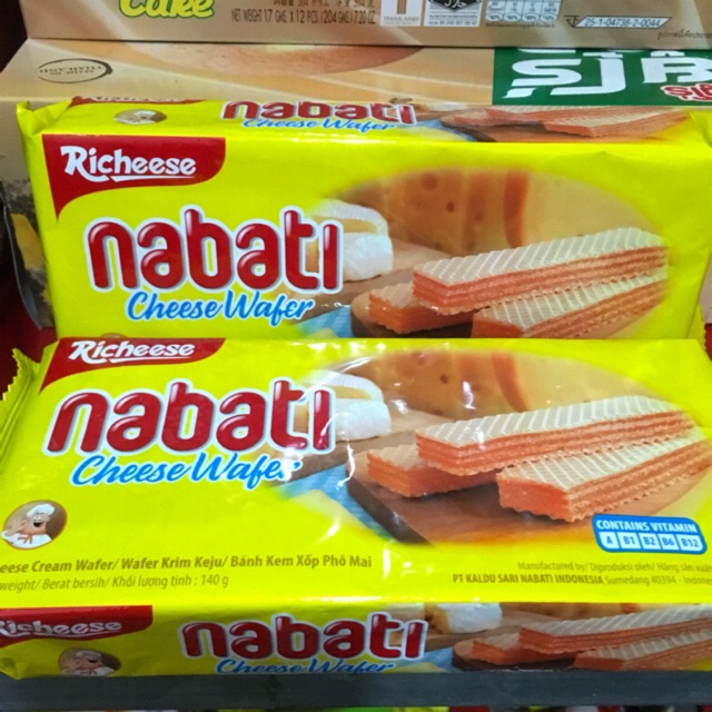 BÁNH KEM XỐP NABATI THỎI 145G (Vị socola và phô mai)