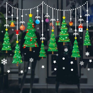 Combo Giấy dán kính noel ( còn số 3-5-6-7-8)