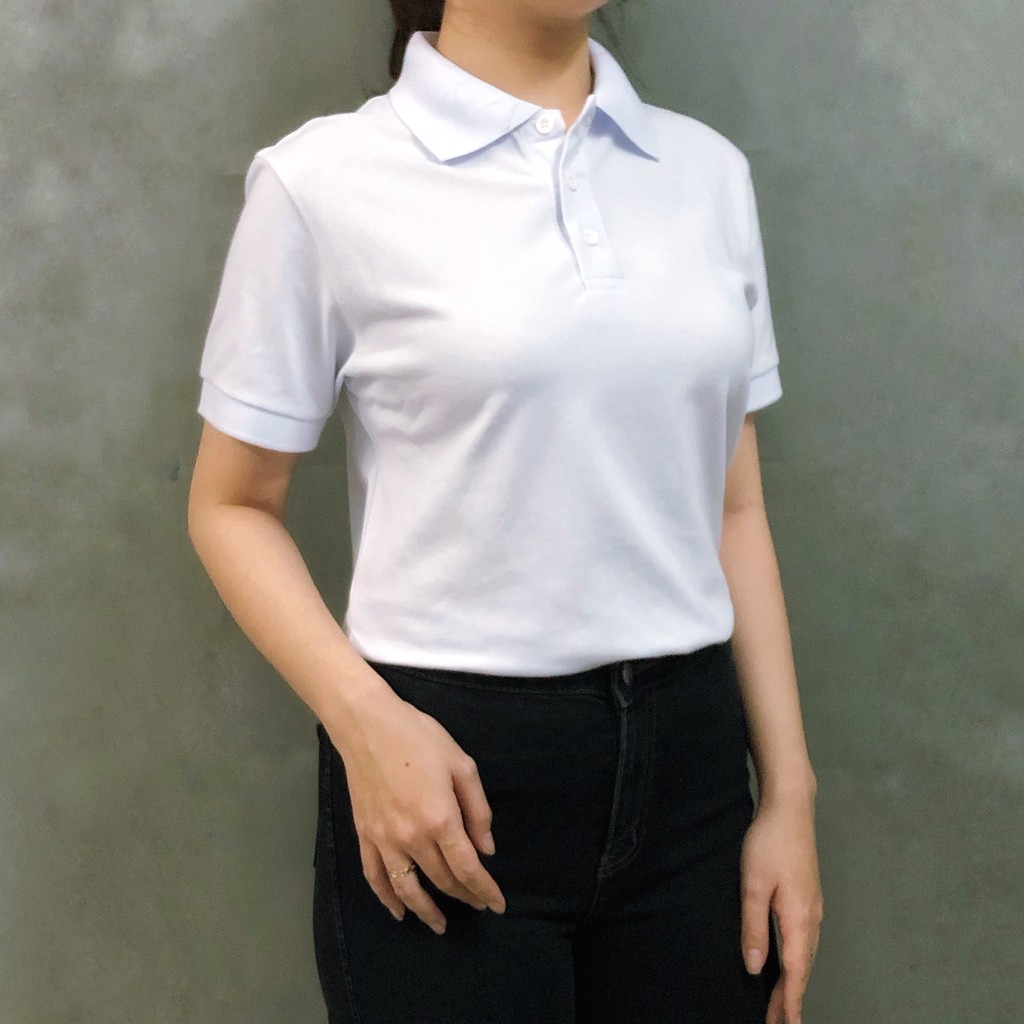 [Mua2Tặng1] Áo Thun POLO trơn Unisex (Cá sấu 4 chiều)