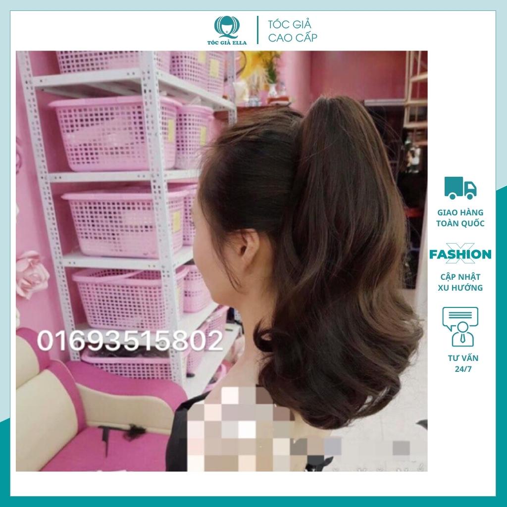 Tóc giả nữ giá rẻ ❤️FREESHIP❤️ Giảm 5k khi nhập [ TOCGIA5K]- Tóc giả ngoặm xoăn ngắn 35cm