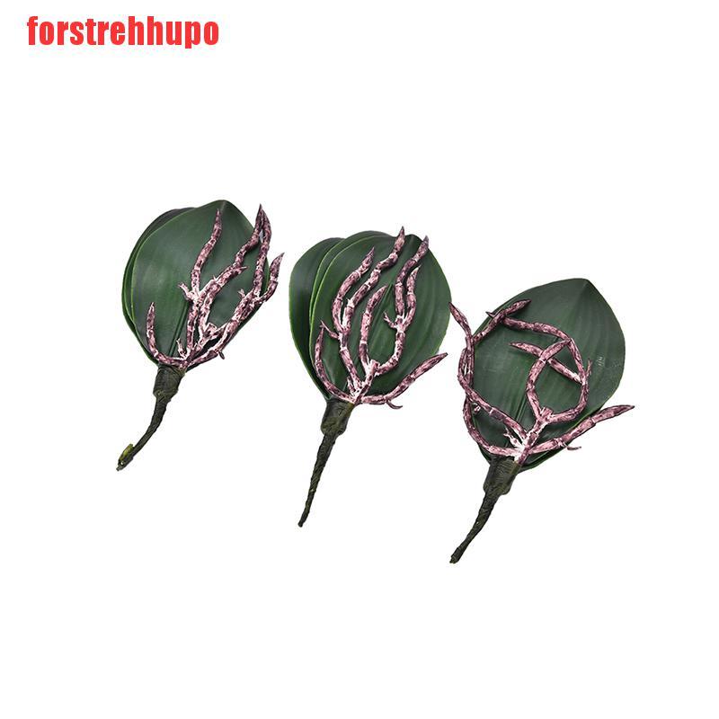 {forstrehhupo}Artificial Green Rose Leaves/Butterfly Orchid Silk Leaf Beauty Plant Decor New