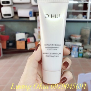 Sữa rửa mặt ohui hồng