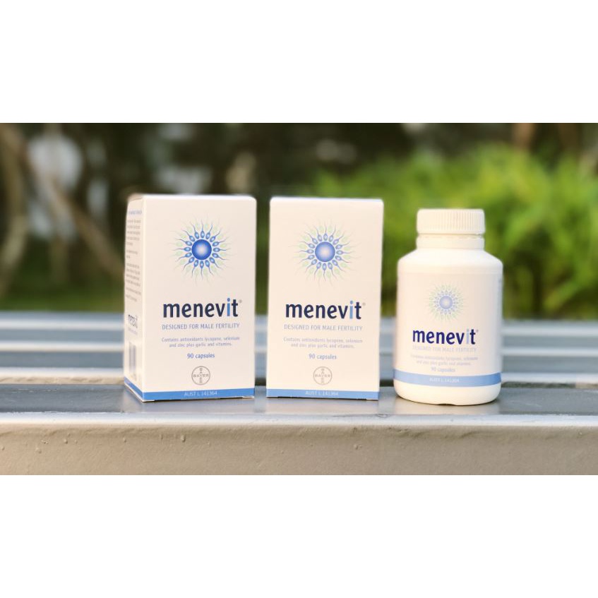 [Hàng chuẩn Úc] Viên uống Menevit hỗ trợ tăng cường sinh sản nam, cải thiện chất lượng tinh trùng 90 viên của Úc