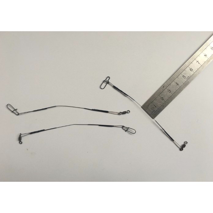 Set 3 Mồi Giả Nhử Cá 5 &quot;12lb Bằng Kim Loại Gắn Kèm Móc Câu