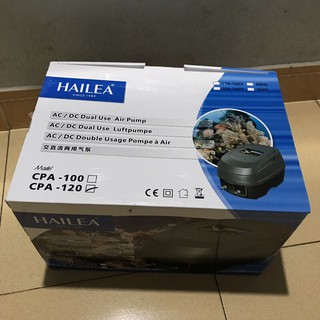 Máy sủi oxy tích điện hailea cpa 120 thiết bị hồ cá koi