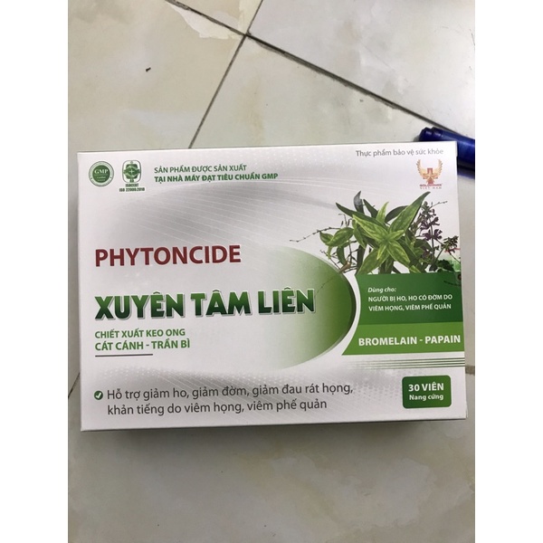 Xuyên tâm liên phòng ngừa các vấn đề về hô hấp