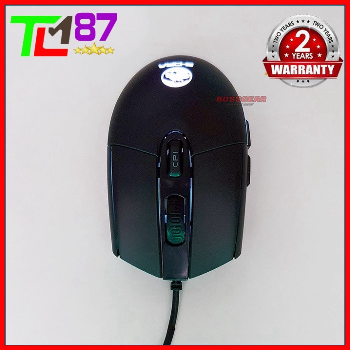 Chuột Máy Vi Tính Laptop Mouse Chơi Game E-DRA EM6102 Đèn LED 7 Màu RGB - Chuột Gaming Có Dây Chuyên Game
