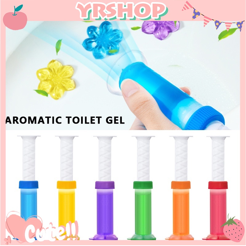 Tuýp gel 11 bông hoa vệ sinh toilet làm sạch khử mùi hôi tiện lợi