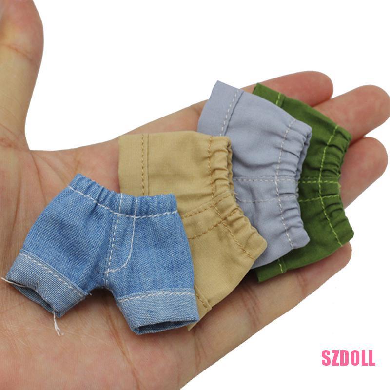 Quần Short Jean Cho Búp Bê OB11 Tỉ Lệ 1/12