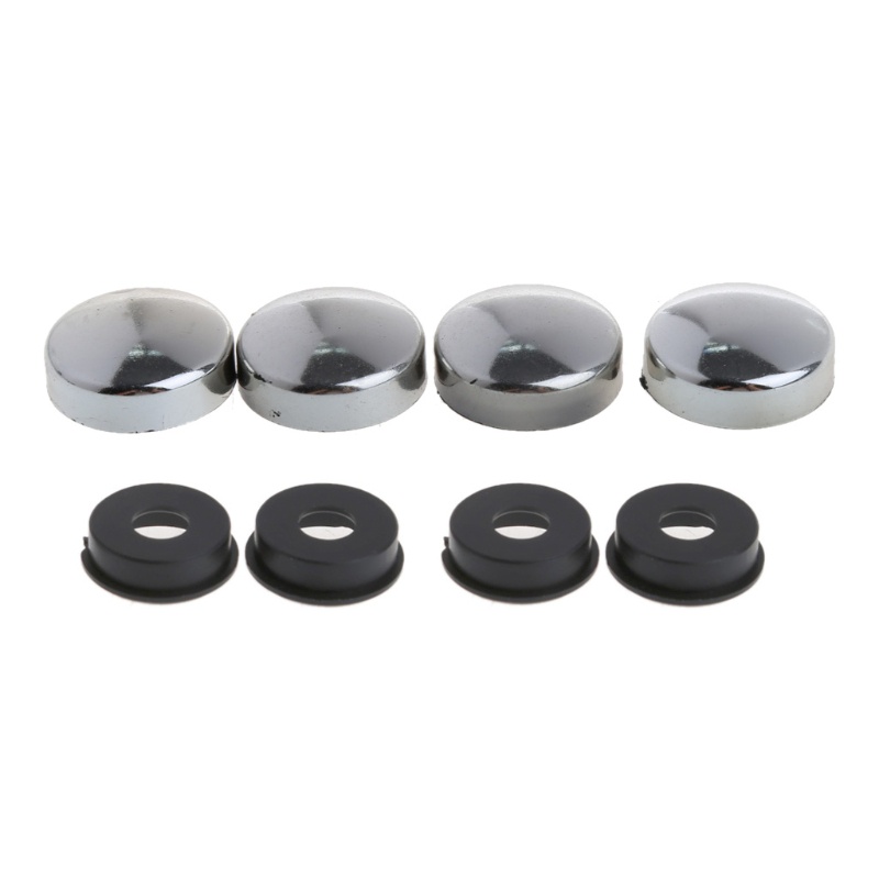 Bộ 8 Ốc Vít Nhựa Cố Định Khung Biển Số Xe Hơi / Mô Tô Chống Mòn