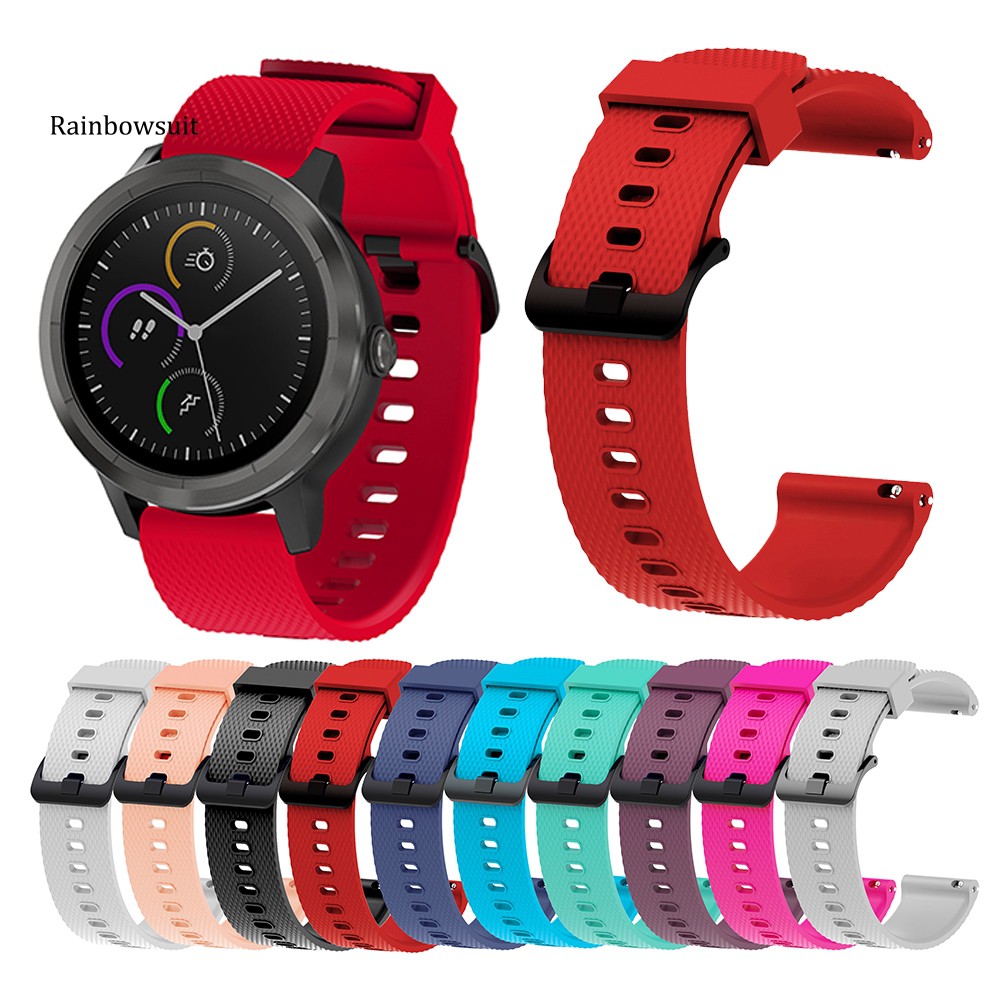 Dây Đeo Silicon 20mm Cho Đồng Hồ Thông Minh Samsung Galaxy Gear S2