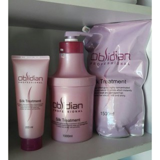 Hấp dầu siêu mượt tóc Obsidian Silk Treatment 1500ml