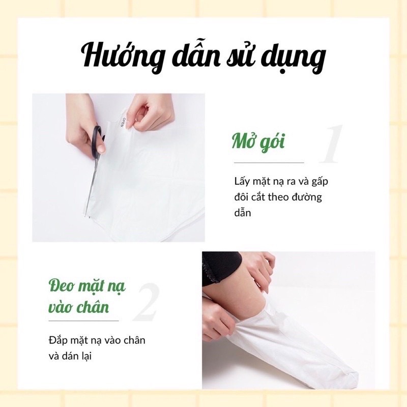 Mặt Nạ Dưỡng Da chân BIOAQUA FOOD MASK