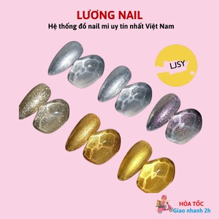 Sơn gel AS sơn móng tay gel tone nhũ vàng nhũ bạc mã LJSY