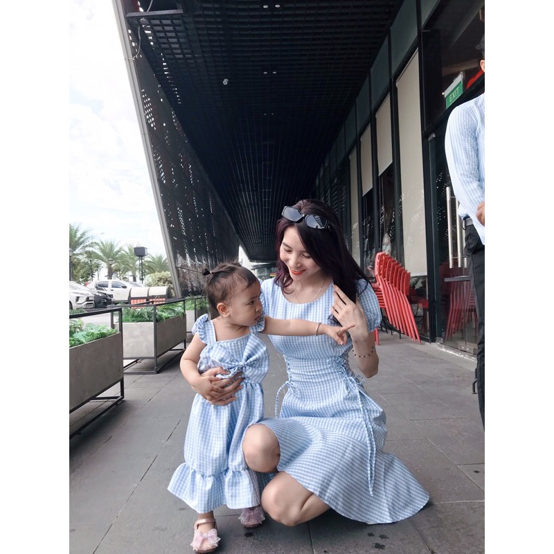 Đồng phục gia đình - đồ gia đình caro - áo gia đình caro - áo caro gia đình - đồ gia đình caro đi tiệc