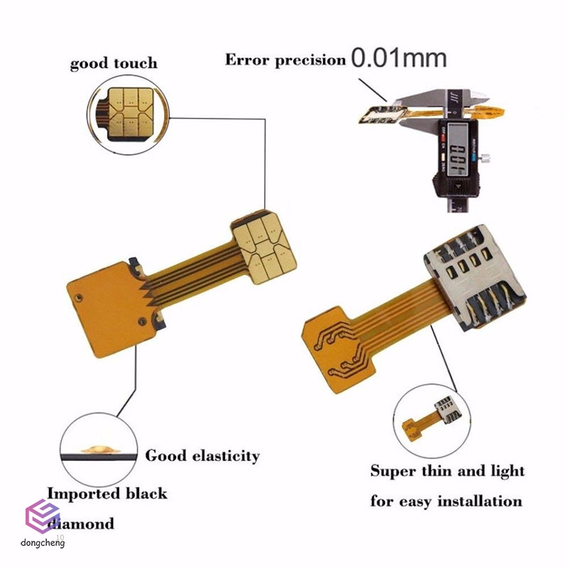 Cáp Mở Rộng Khe Cắm Thẻ Sim Cho Điện Thoại Android