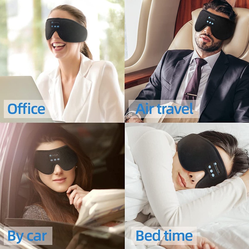 Tai Nghe Bluetooth Không Dây 3D Dùng Khi Ngủ