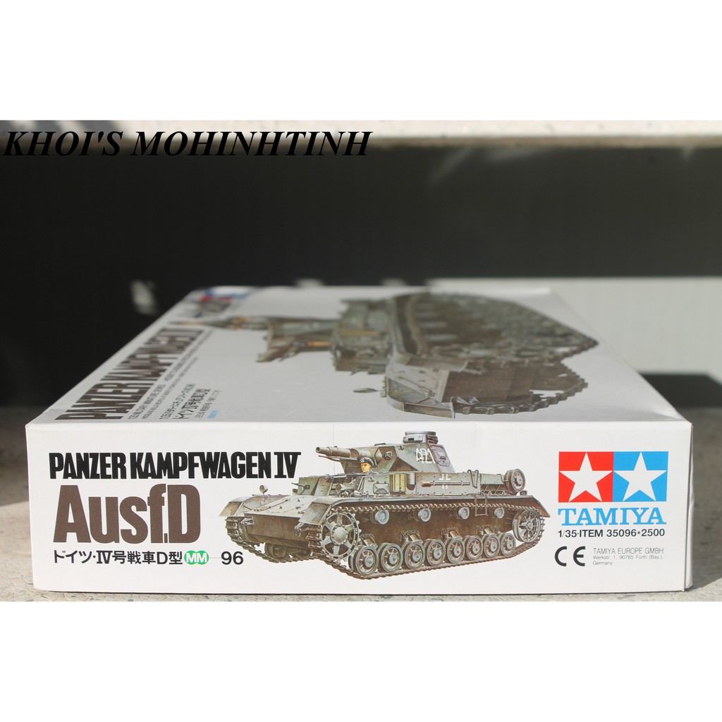 MÔ HÌNH KITS QUÂN SỰ - PANZER KAMPFWAGEN IV - AUSF.D - TỶ LỆ: 1/35 - TAMIYA