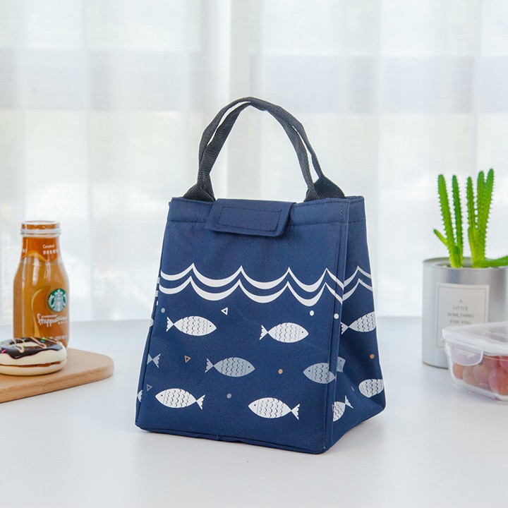 Túi giữ nhiệt đựng cơm hàng xuất Nhật dùng cho nhân viên văn phòng, học sinh, du lịch, đi chơi