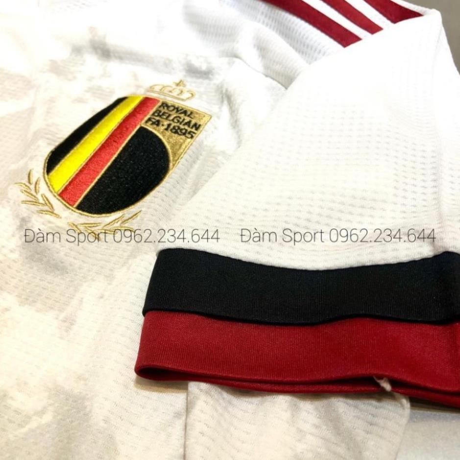 Bộ quần áo thể thao,áo bóng đá,đá banh đội tuyển Bỉ sân nhà 2021 - 2022 vải gai Thái,mềm,mát,mịn,thấm hút mồ hôi.