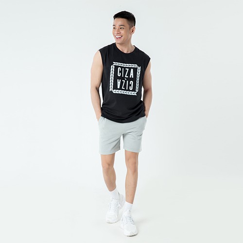 Áo thun ba lỗ nam cotton tập gym phong cách thể thao vải mềm mại co giãn thấm hút mồ hôi CIZA ATTR01