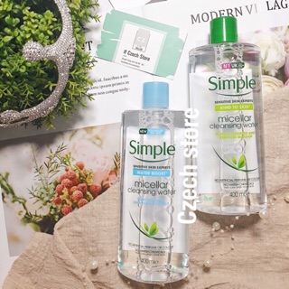NƯỚC TẨY TRANG Simple Micellar Cleansing Water 400ml