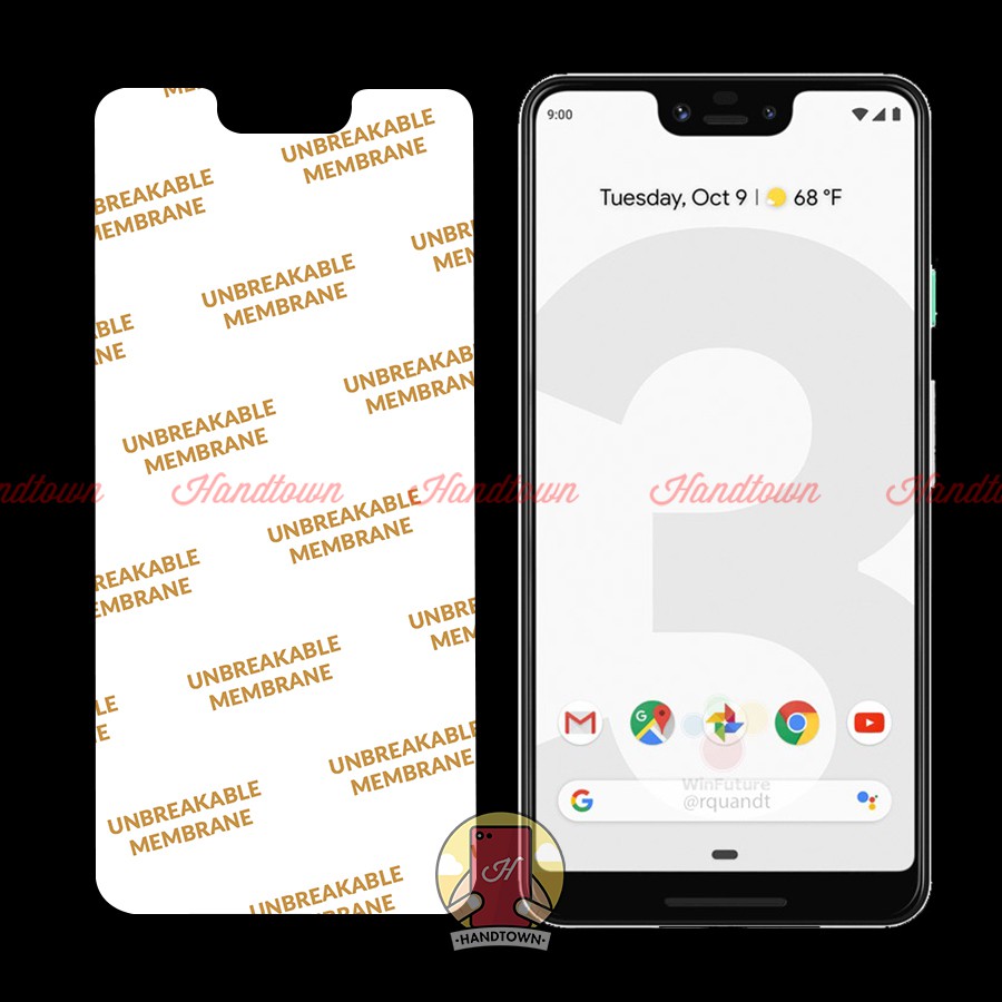 Miếng Dán Màn Hình PPF Google Pixel 3 3 XL 3XL 3A 3A XL Kính Cường Lực Dẻo Trong Suốt Chống Va Đập Chống Trầy Xước