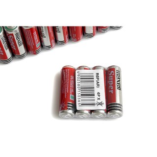4 cục pin tiểu Maxell AA