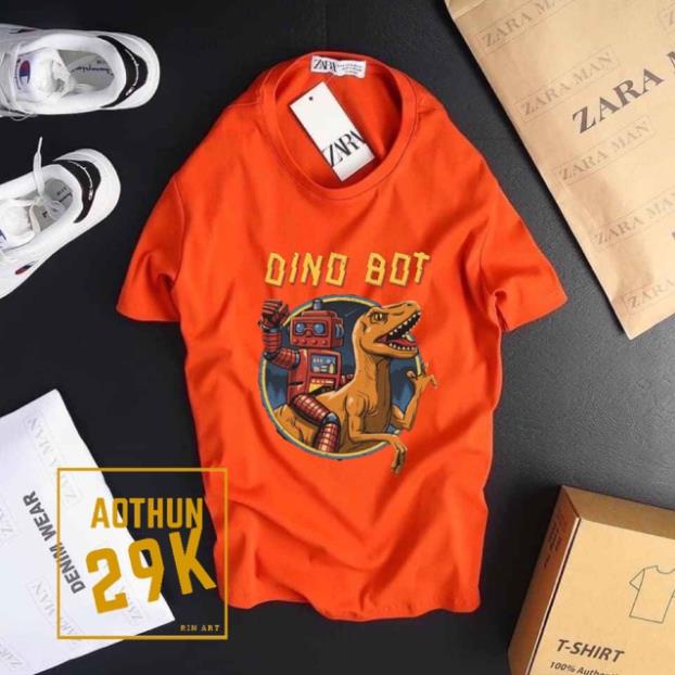 ALBUM 903 - ÁO THUN UNISEX KHỦNG LONG DINOBOT NHIỀU MÀU