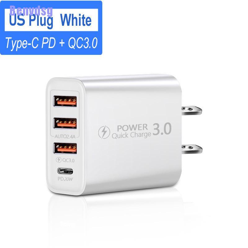 Cốc sạc nhanh 3c1a USB Type C PD kiểu dáng tiện dụng khi đi du lịch