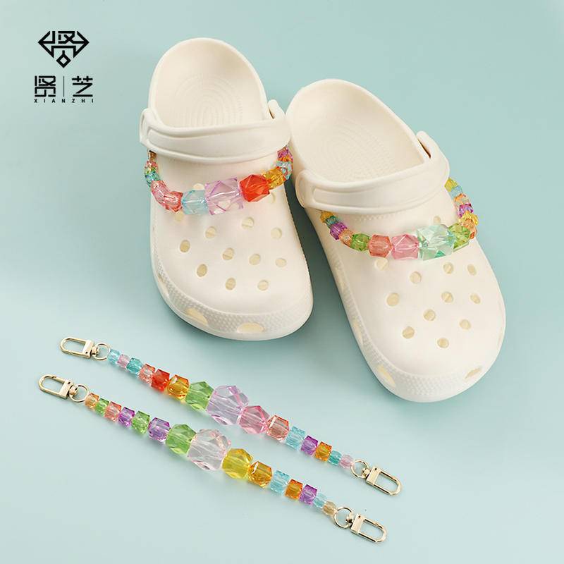 crocs sticker 1 Bộ Phụ Kiện Khóa Dây Giày Trang Tríshoes sticker Accessories Stickers Sandals Shoe Decoration