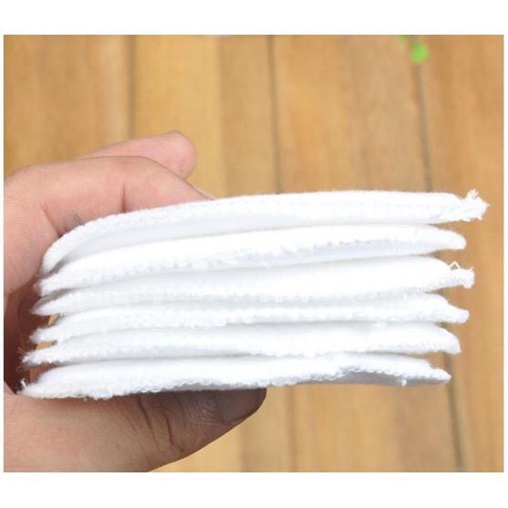 Miếng lót thấm sữa, Túi 4 miếng lót thấm sữa bằng vải tái sử dụng Hàng Việt nam chất lượng cao